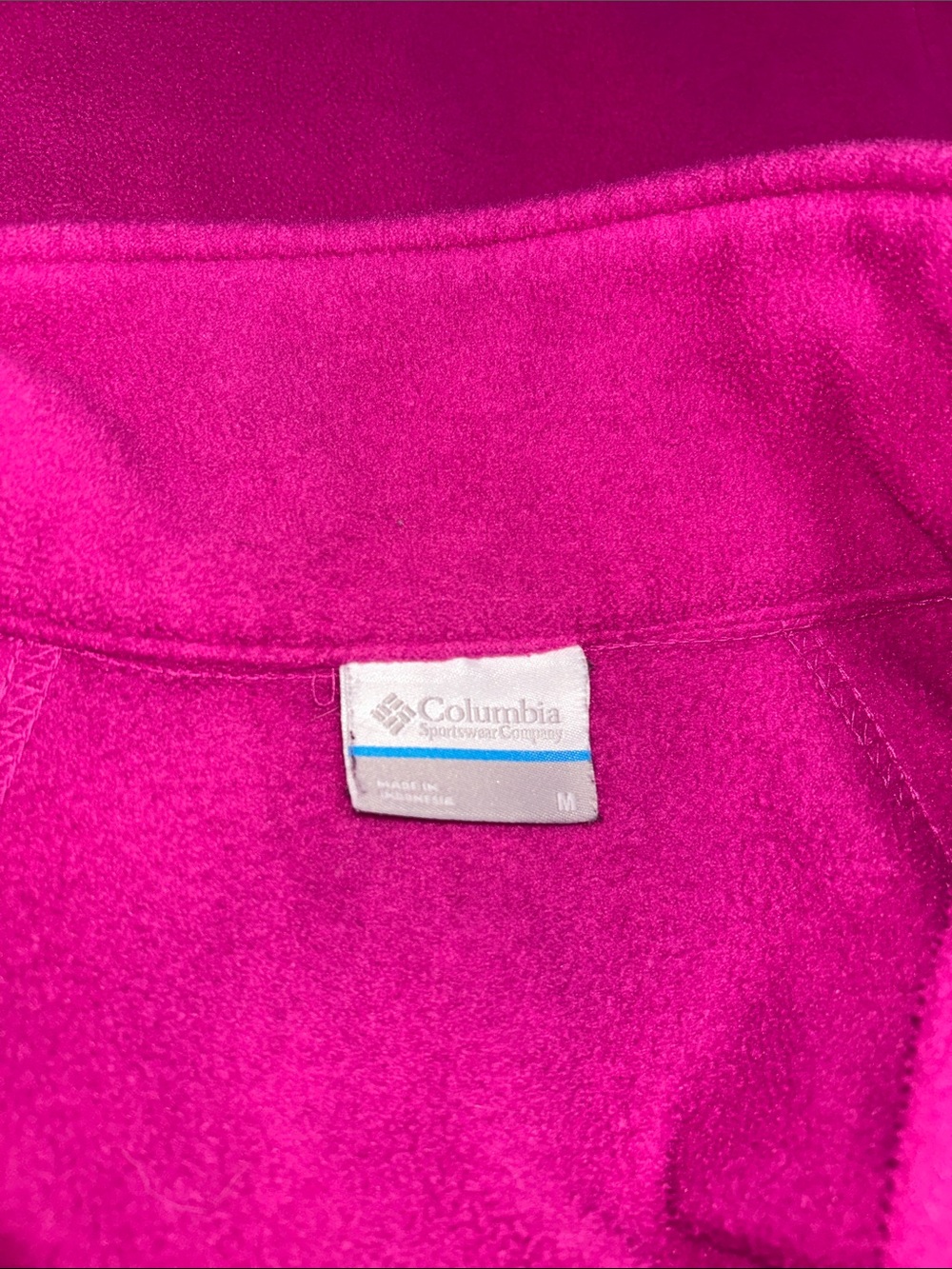 Women’s Columbia Magenta Full-Zip Fleece Jacket - Picture 2 of 3